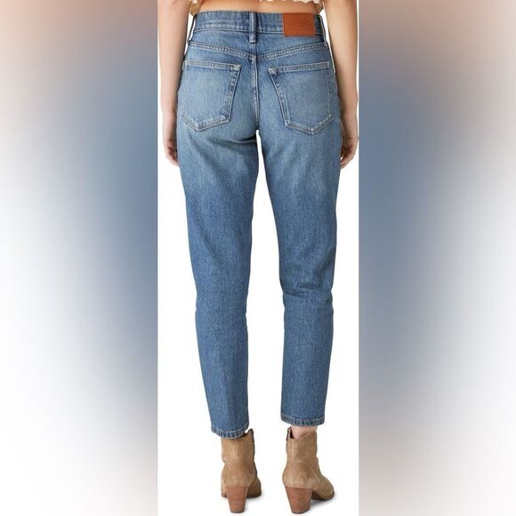 NWT Lucky Brand Drew Mom High Rise Taper Sz. 10/30 Ankle - Picture 2 of 11